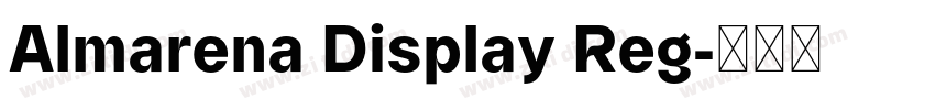 Almarena Display Reg字体转换 Almarena Display Reg字体转换